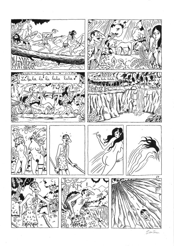 L’île aux femmes by Zanzim - Comic Strip