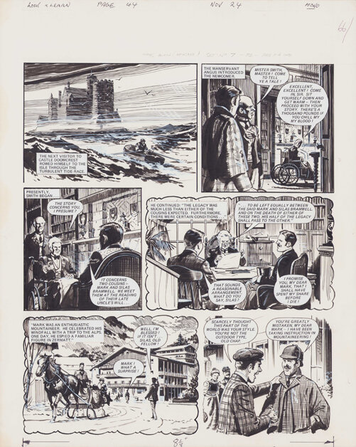 Bill Lacey | The man who searched for fear page 1 - Planche originale