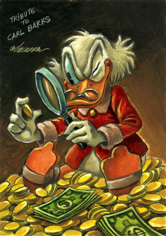 Joan Vizcarra, $Crooge McDuck - Tribute to Carl Barks - Œuvre originale