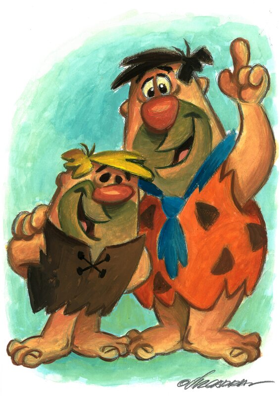 The Flintstones by Joan Vizcarra - Original art