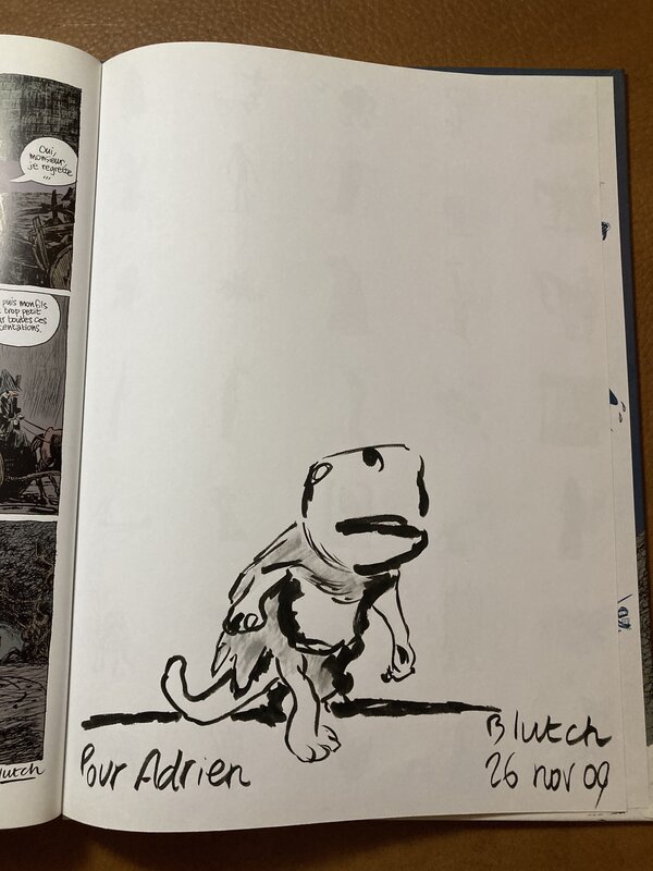 Marvin enfant by Blutch - Sketch