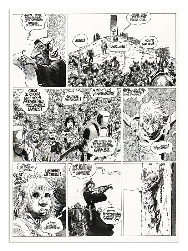 Grzegorz Rosinski, Le Grand Pouvoir du Chninkel (Casterman 1988) - Comic Strip