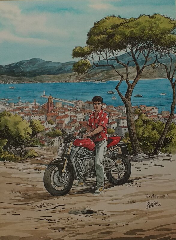 Tony Corso par Olivier Berlion - Illustration originale
