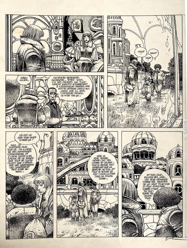 Enki Bilal, Pierre Christin, La Ville qui n'existait pas - planche 52 - Planche originale