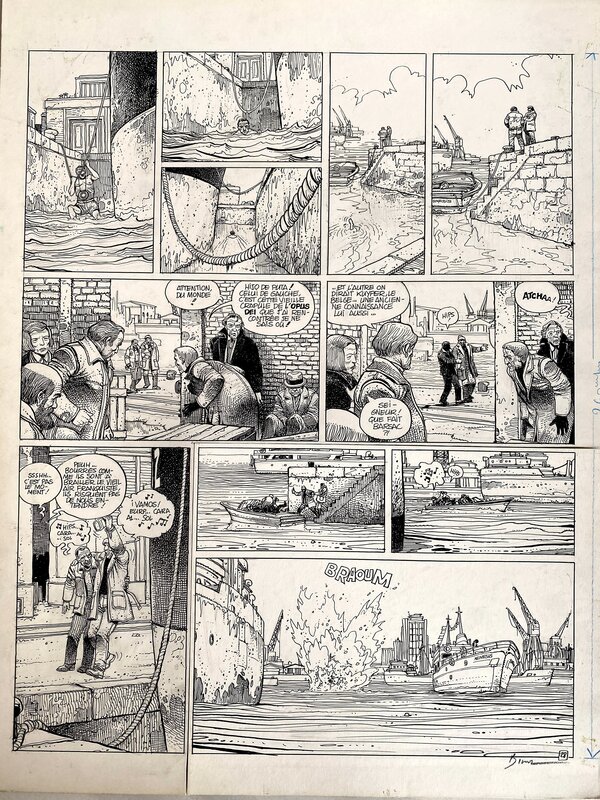 Enki Bilal, Pierre Christin, Les Phalanges de l’Ordre Noir - planche 28 - Comic Strip