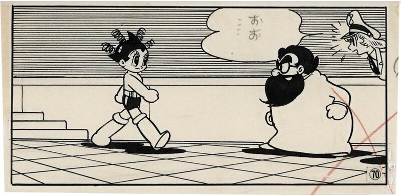 Astroboy par Osamu Tezuka - Planche originale