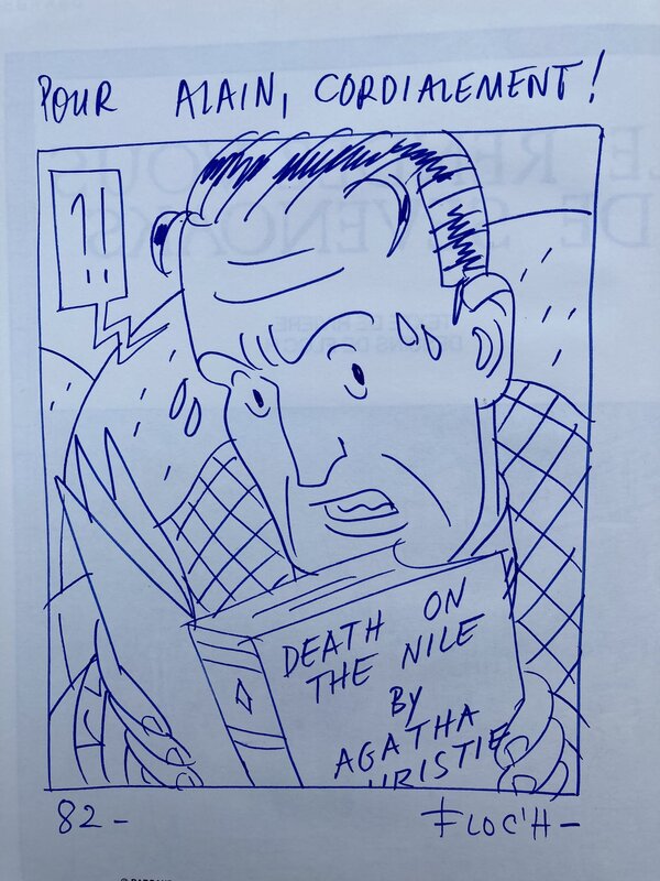 Dédicace des débuts de Floc'h - Sketch