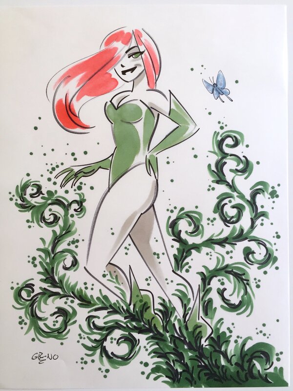 Poison Ivy par Nathan Greno - Illustration originale