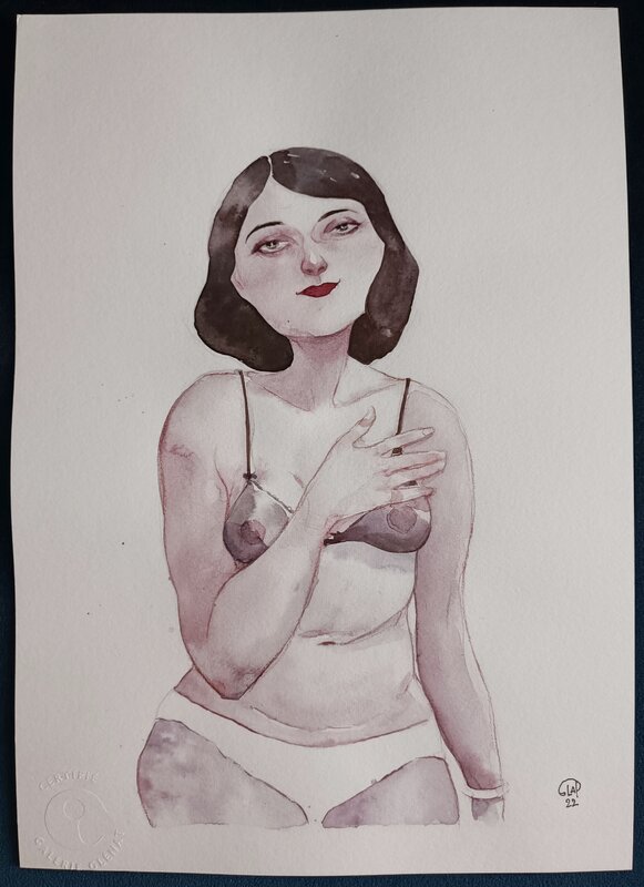 For sale - Grazia La Padula, Itinéraire d'une garce - Original Illustration