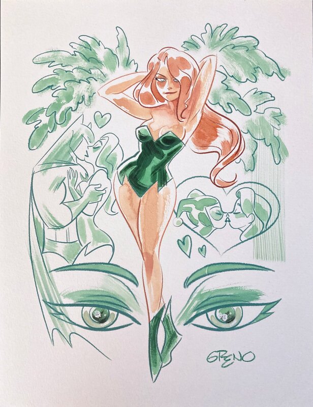 Poison Ivy par Nathan Greno - Illustration originale