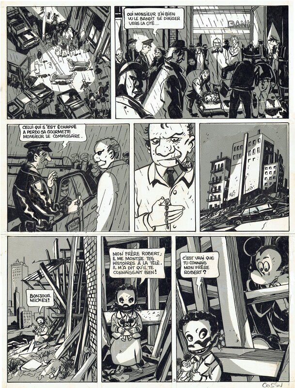 For sale - Antonio Cossu, Métal Hurlant - Hold-up dans Bronx Avenue - Page 3 - Comic Strip