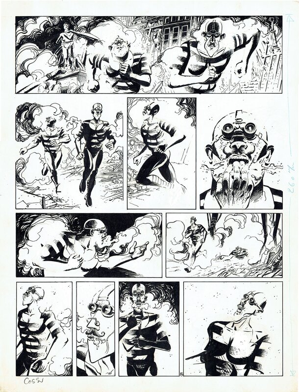 En vente - Antonio Cossu, Métal Hurlant - L'important - Page 5 - Planche originale