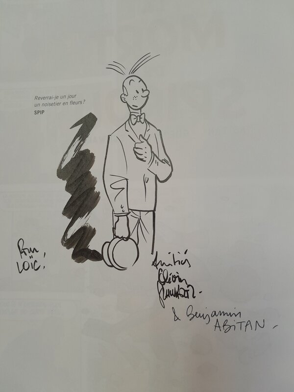 La Mort de Spirou by Olivier Schwartz - Sketch
