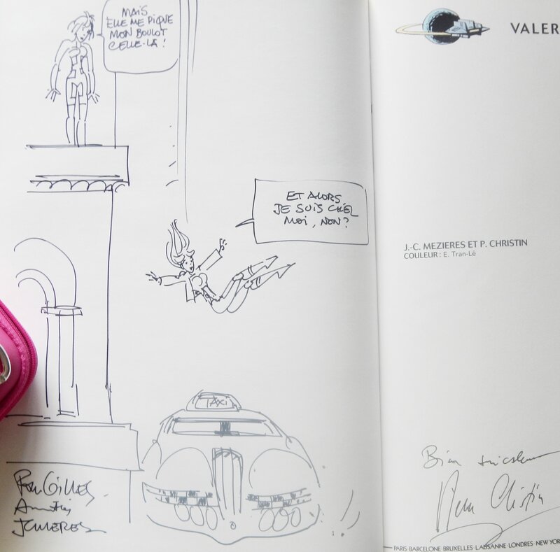 Jean-Claude Mézières, 5 eme element Vs Valerian - Sketch