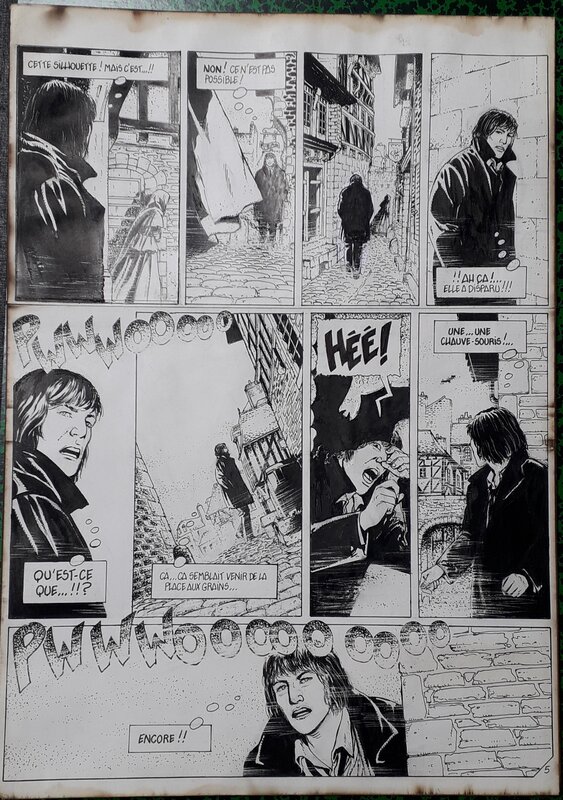 En vente - Lucien Rollin, Jean Dufaux, Le solitaire  1 page 5 - Planche originale