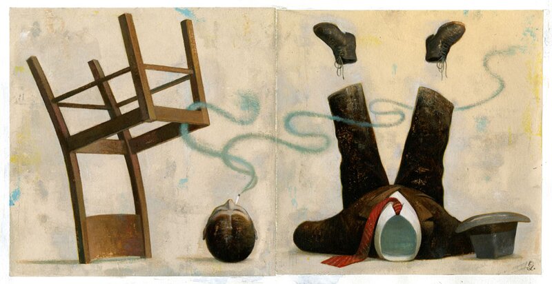 En vente - Gérard Dubois, Illustration - Dream - Illustration originale