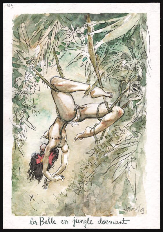 Hommage à JUNGLA by Marc Hardy - Original Illustration