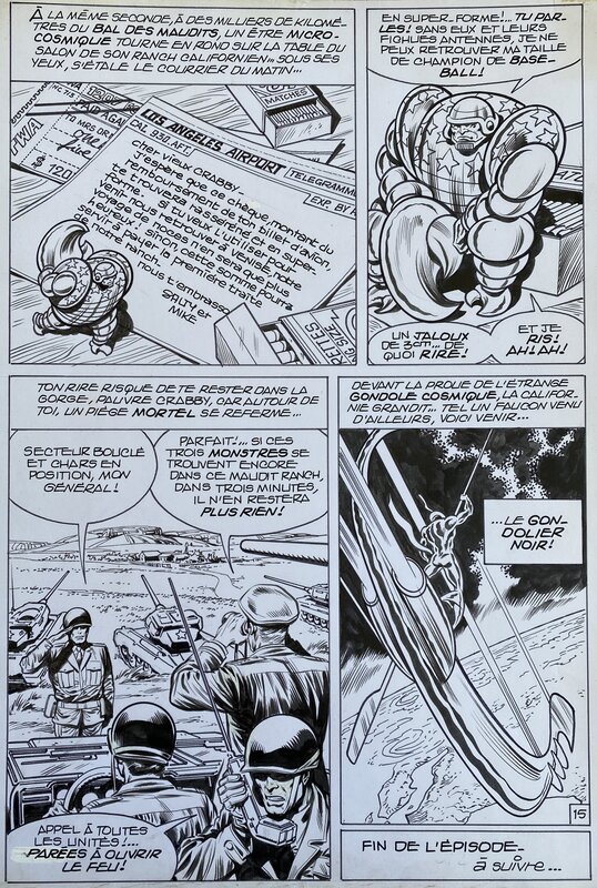 Jean-Yves Mitton, Mikros - Titans #36 (2ème épisode) - planche n°15 - Voir Venise et mourir ! - Comic Strip
