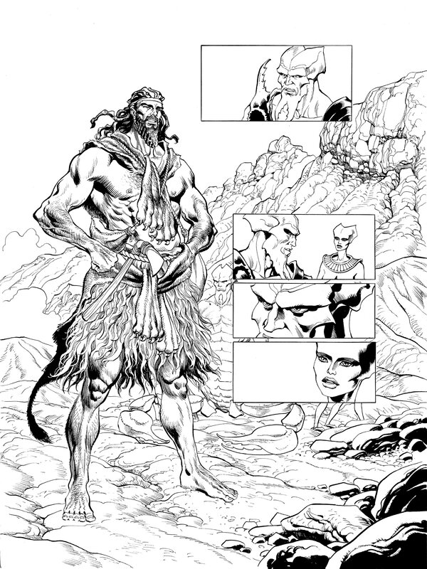 Pierre Taranzano, Gilgamesh et les hommes-scorpions - Comic Strip
