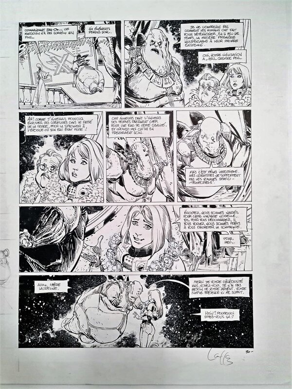 Mathieu Lauffray, Valerian and Laureline: Shingouzlooz Inc. - Planche originale