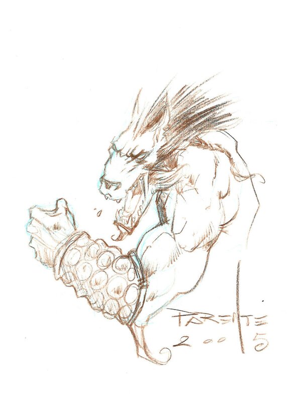 Paolo Parente, Confrontation - Wolfen - Sketch