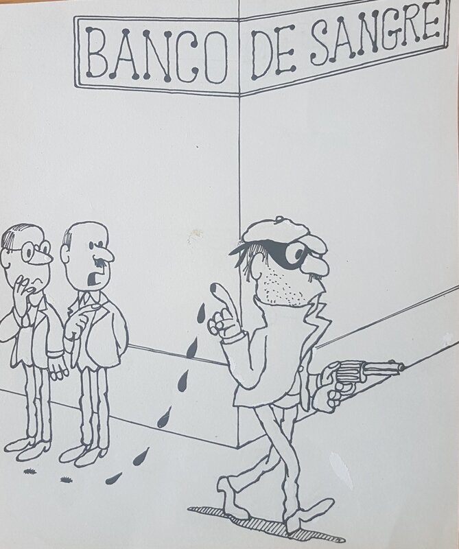 Quino - Banco de Sangre - Comic Strip