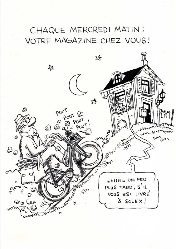 Abonnez-Vous by Luc Cromheecke - Original Illustration