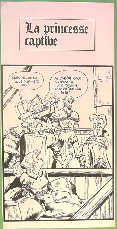 Jacques Géron, Geron - Belloy #2 - La Princesse Csptive (Uderzo) - couverture - Comic Strip