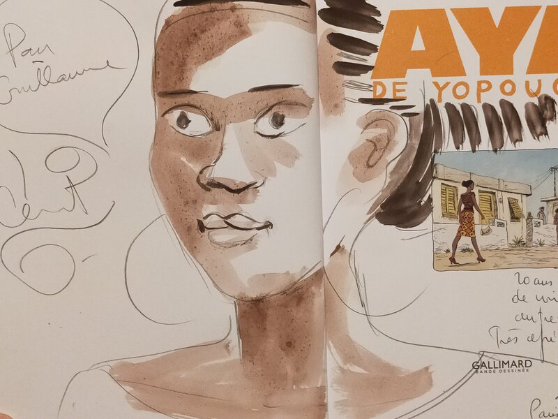 Aya, tome 7 par Clément Oubrerie - Dédicace