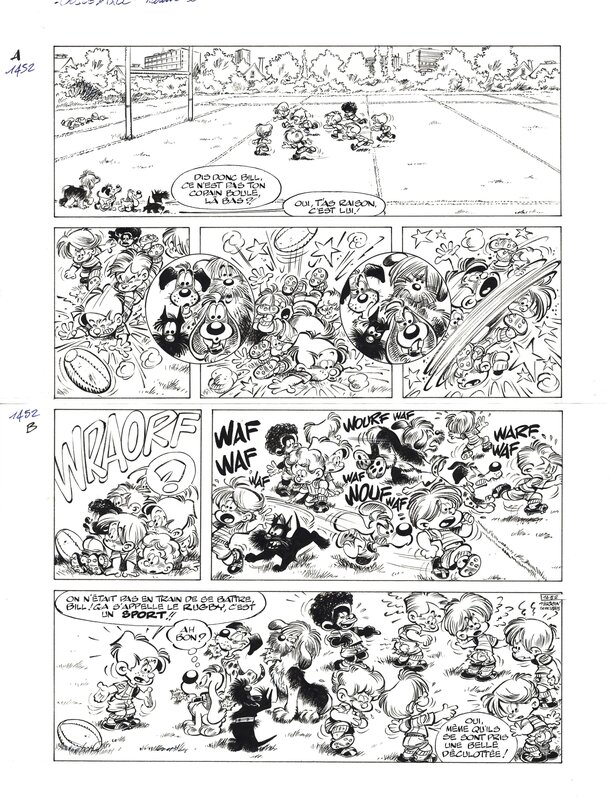 For sale - Verron : Boule et Bill tome 36 gag 1452 - Comic Strip