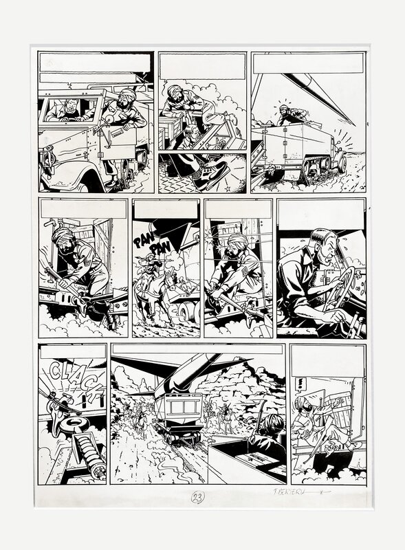 Teun Berserik, Peter van Dongen, Jean Van Hamme, Blake et Mortimer • Le Dernier Espadon - p.23 - Comic Strip