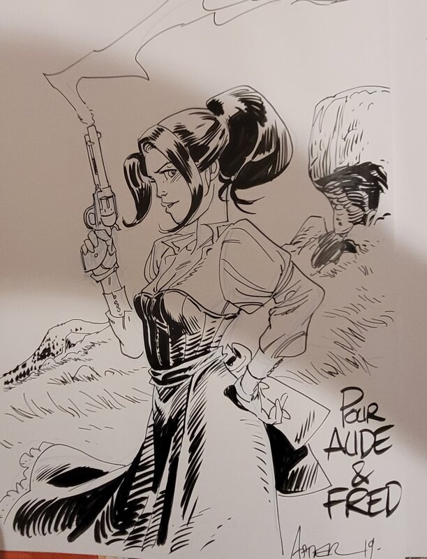 Dédicace de Astier dans la venin tome 1 - Sketch