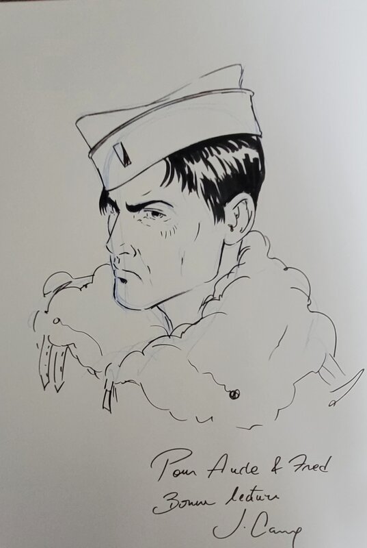 Dédicace de Camp dans Eagle l'aigle à deux têtes tome 1 - Sketch