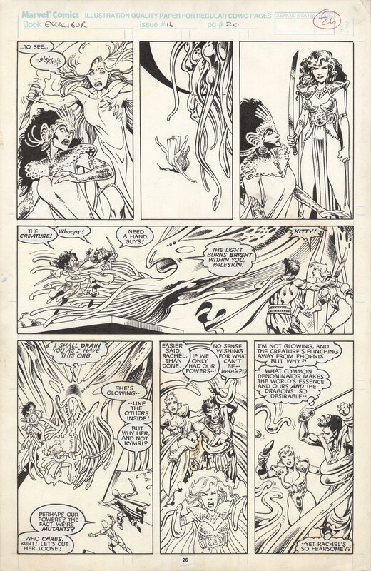 Excalibur #16 p20 par Alan Davis, Paul Neary - Planche originale