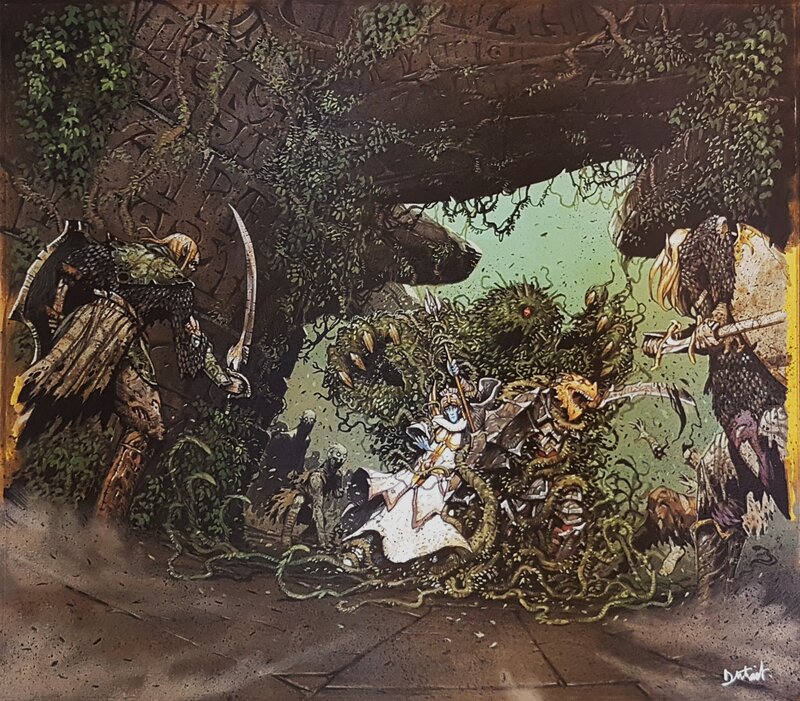 Vincent Dutrait, Tomb of Horrors p8-9 - Illustration originale