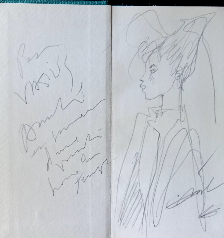 Figure by Enki Bilal - Sketch