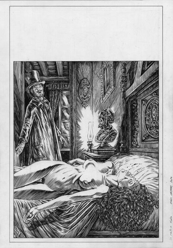 Raúlo Cáceres, J.F.P.R. Tales, Couverture ''La màrtir de Rodin'' - Comic Strip