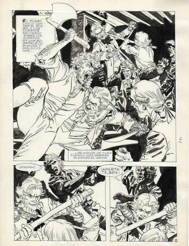 1980 - Tusk by Domingo Mandrafina, Guillermo Saccomano - Comic Strip