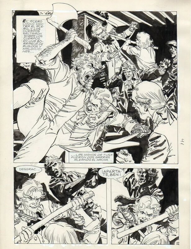 1980 - Tusk par Domingo Mandrafina, Guillermo Saccomano - Planche originale