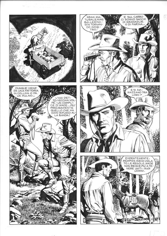 Tex Speciale 38 par Giovanni Freghieri - Planche originale