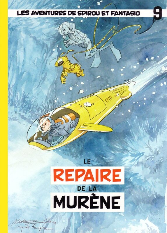 Munuera: SPIROU. LE REPAIRE DE LA MURENE - Original Cover