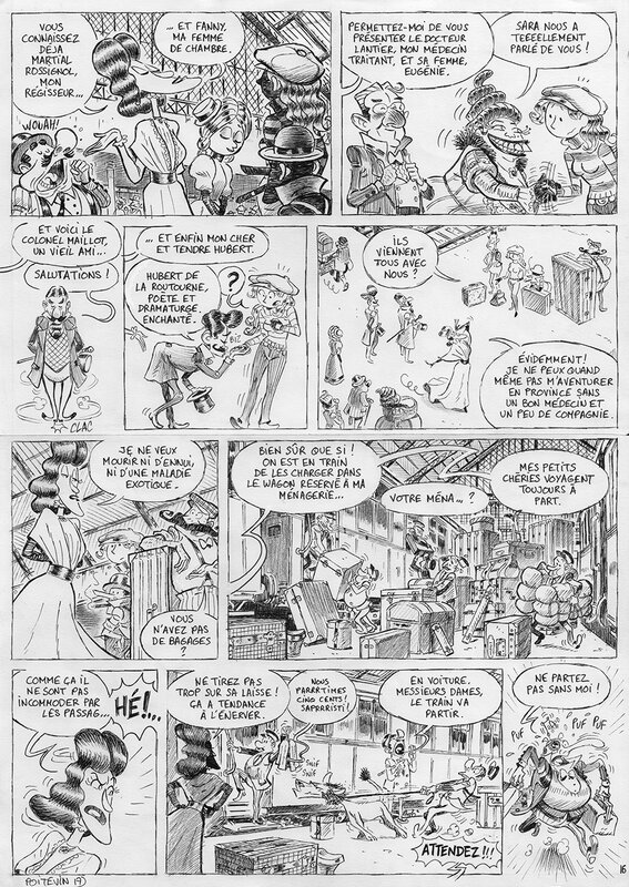 Arnaud Poitevin, Une aventure des Spectaculaires - Comic Strip