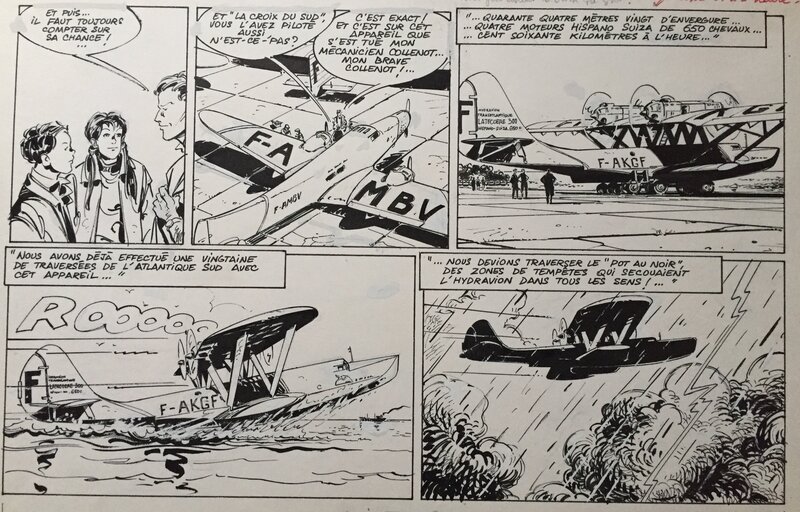 Pierre Wininger, Les ailes du rêves (Air France) - Comic Strip