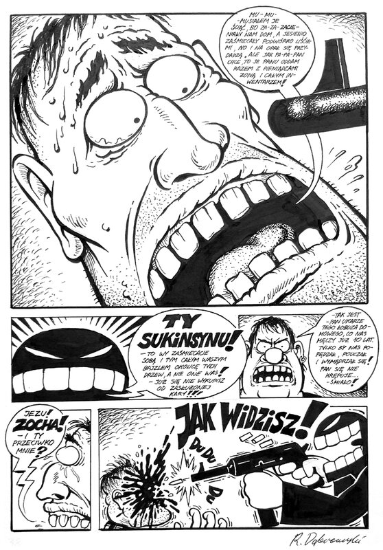 Likwidator by Ryszard Dąbrowski - Comic Strip