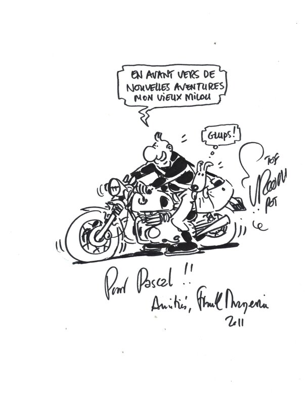 En vente - Margerin : Lucien Tintin - Dédicace