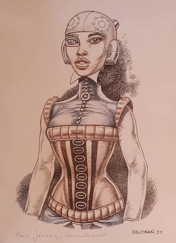 Nathanaelle by Fred Beltran - Original Illustration