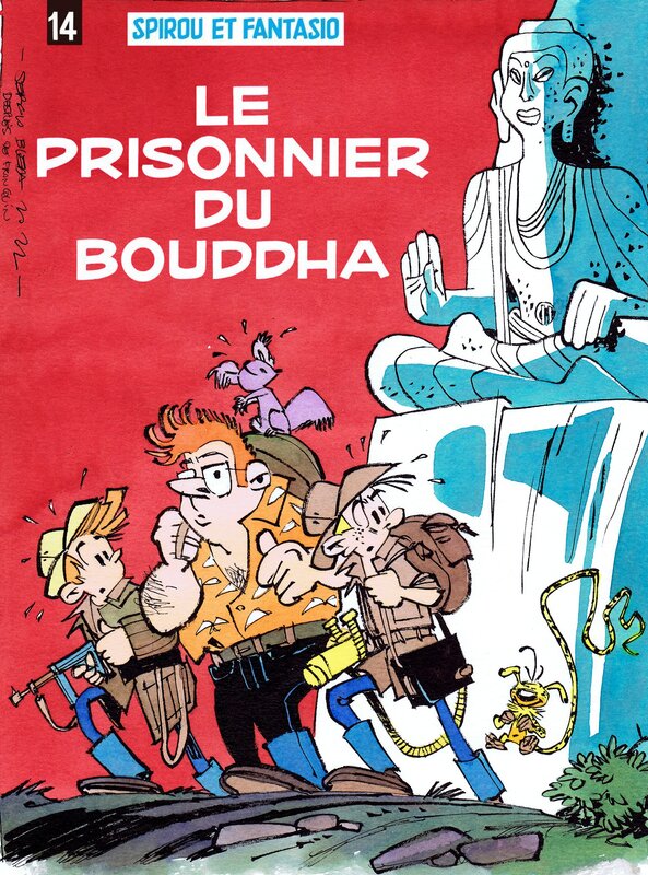 Sergio Bleda, Spirou LE PRISONNIER DU BOUDDHA - Original Cover
