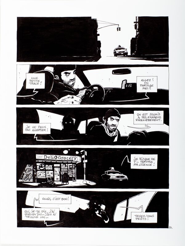 Christophe Chabouté, Yellow Cab - planche 110 - Comic Strip