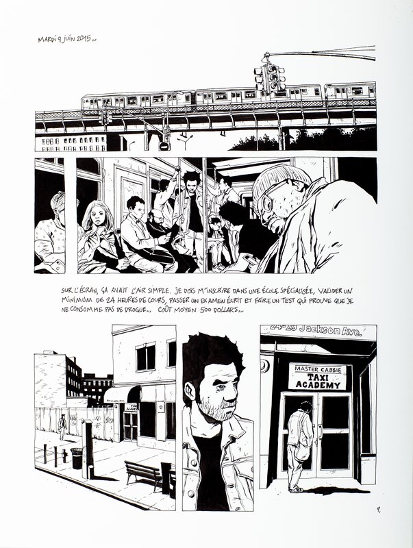 YELLOW CAB by Christophe Chabouté - Comic Strip