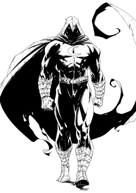 Moon Knight by Kevin Keane - Original Illustration